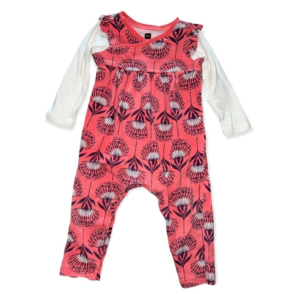 Tea Collection romper, size 9-12 months